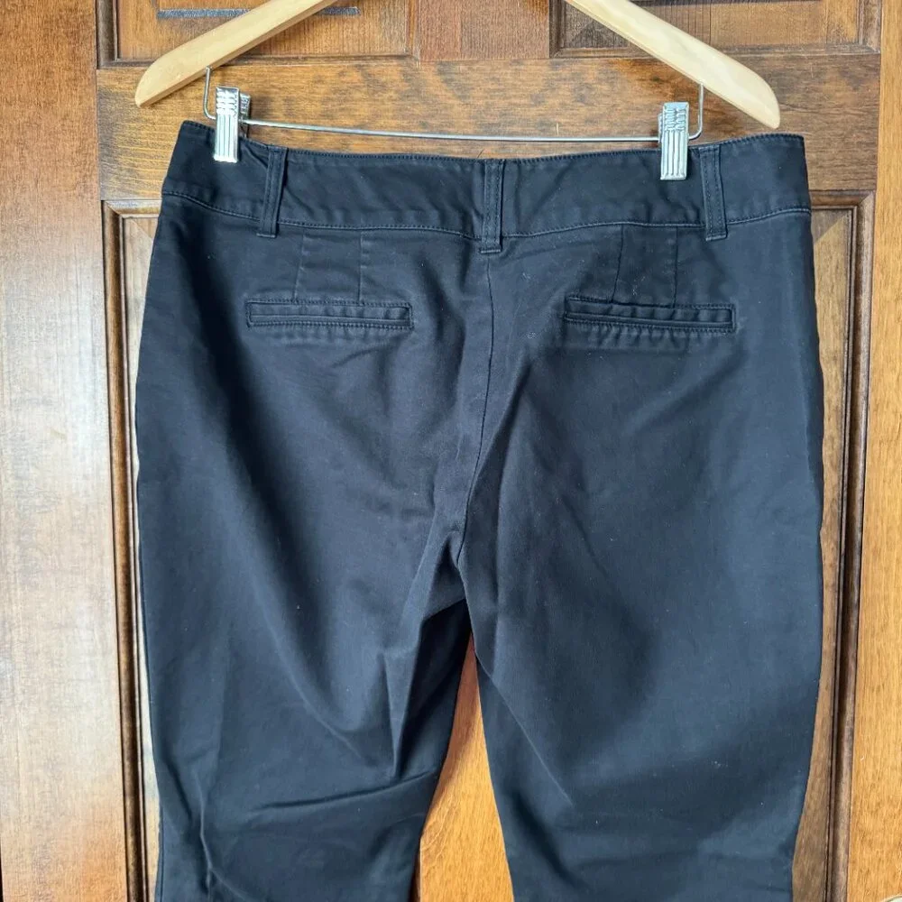 #2 White House Black Market Black Straight Leg Pants Size 12R